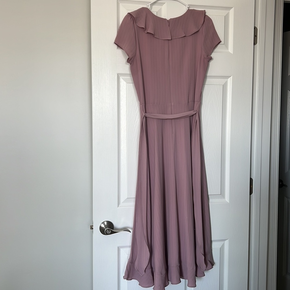 Mauve Ruffle Dress - Picture 9 of 9